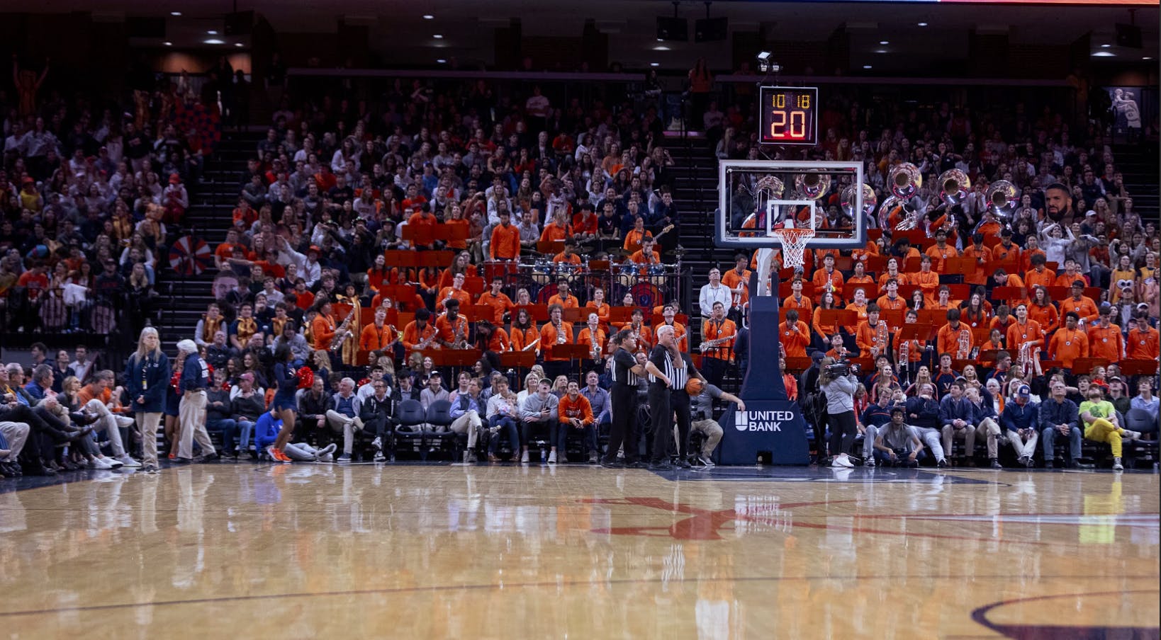 Virginia fans pack John Paul Jones Arena against Pittsburgh Feb. 13.