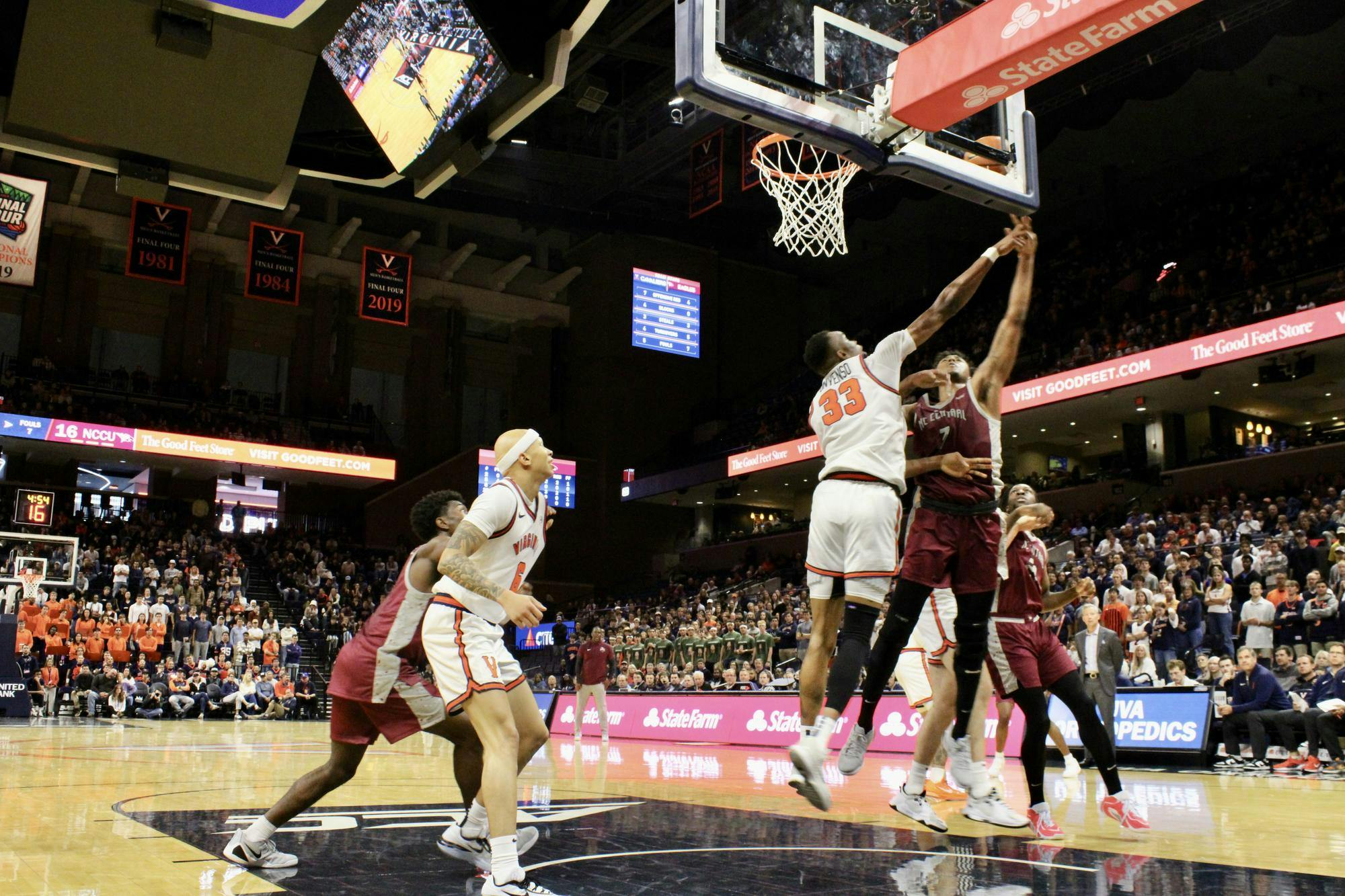 Virginia never trailed and led by as many as 31 points in an 81-62 win Friday over NC Central at John Paul Jones Arena.&nbsp;