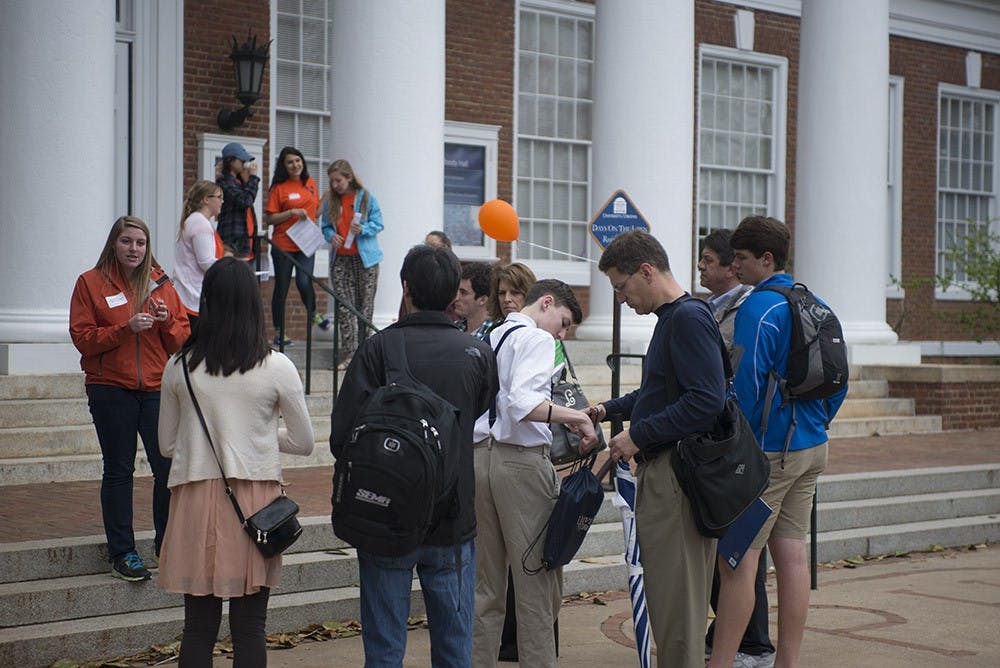 The schedule for a typical day includes a morning welcome address, opportunities to learn about and interact with different school and upper divisional school programs, a parents panel, student social, walking tours of Grounds and residence halls, a resource fair, arts reception and an active learning classroom visit.