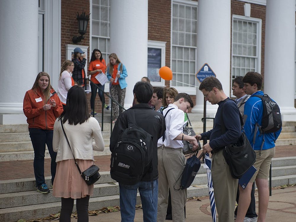 The schedule for a typical day includes a morning welcome address, opportunities to learn about and interact with different school and upper divisional school programs, a parents panel, student social, walking tours of Grounds and residence halls, a resource fair, arts reception and an active learning classroom visit.