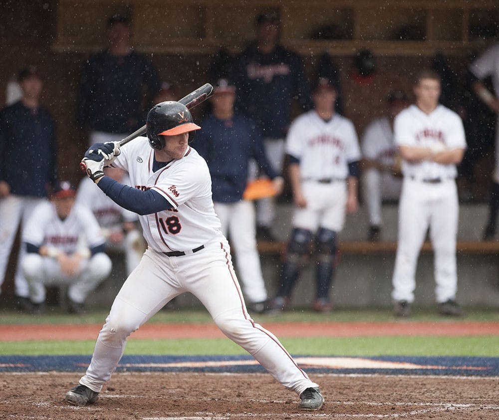 	<p>Junior catcher Nate Irving started Virginia&#8217;s 15th-inning breakthrough with a ground-rule double to left field. </p>