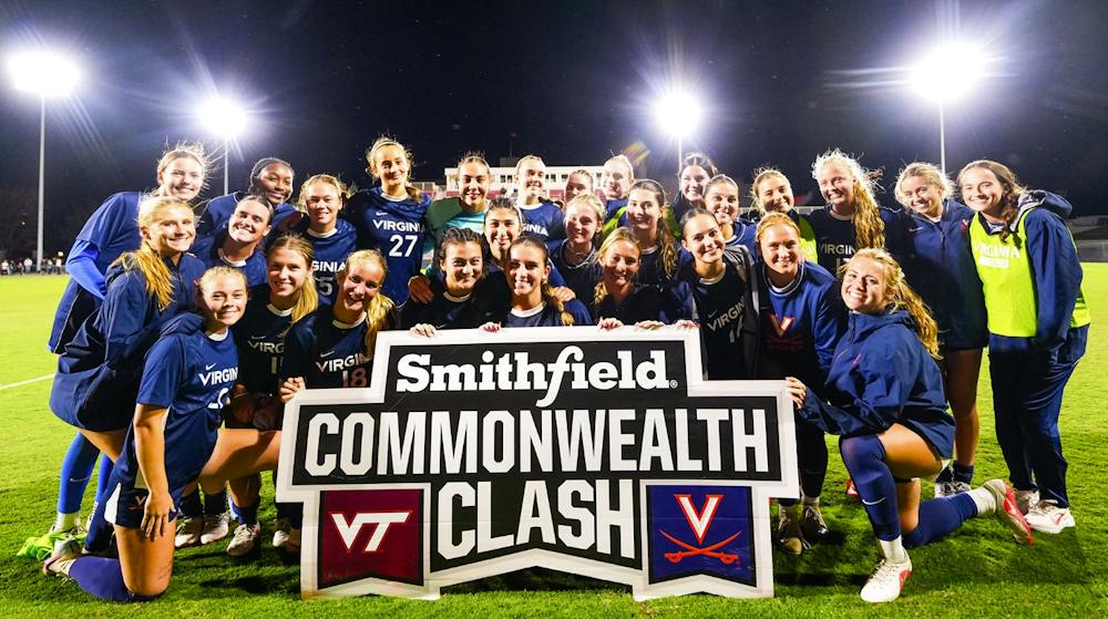 <p>Behind an 86th-minute goal, Virginia conquered its in-state rival on the road.</p>