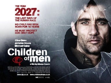 "Children of Men" is one of the greatest ecological disaster movies of all time.