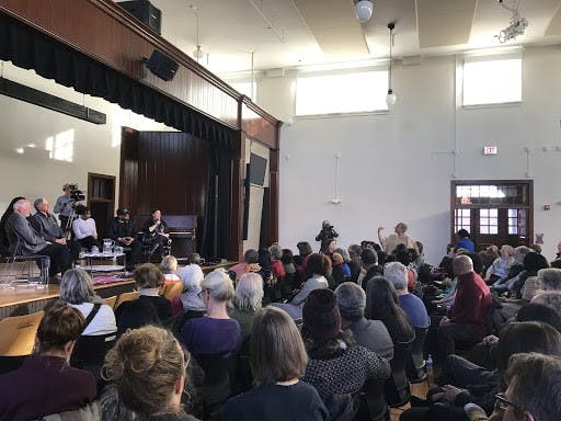 &nbsp;
An audience member challenged the panel with accusations that African American women from Charlottesville were not sufficiently represented.&nbsp;