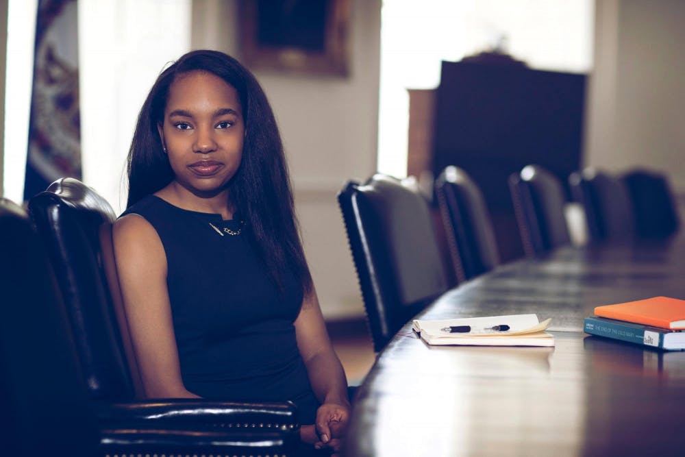 <p>Bryanna Miller is a fourth-year College student and the student member of the University’s Board of Visitors. She is also a member of the Deans Working Group.&nbsp;</p>