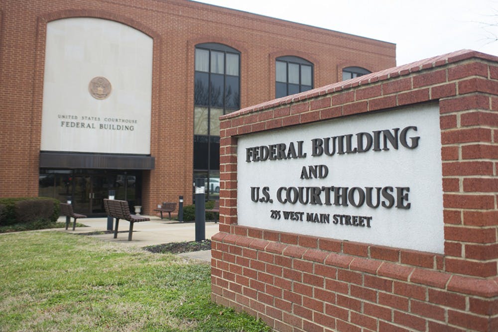 <p>The courthouse is located in what was formerly known as Vinegar Hill, an area that was home to Charlottesville’s black business district before it was redeveloped in the 1960s.</p>