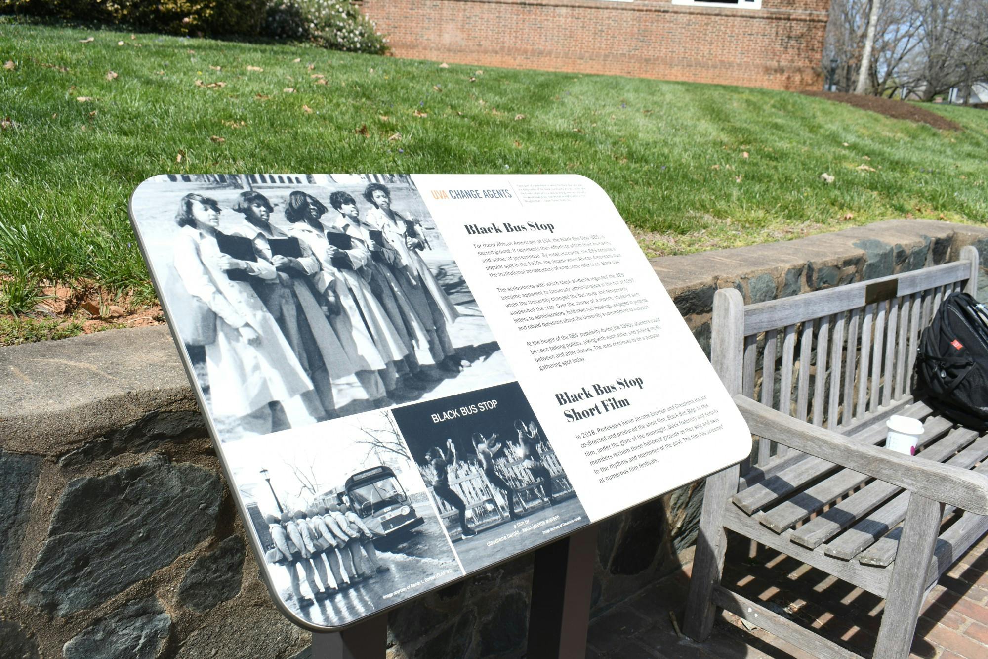 Saturday afternoon also included an event to commemorate the Black Bus Stop, the UTS bus stop outside Monroe Hall that served as a meeting point and site of gathering for Black students on Grounds from the mid-1970s into the early 2000s. 