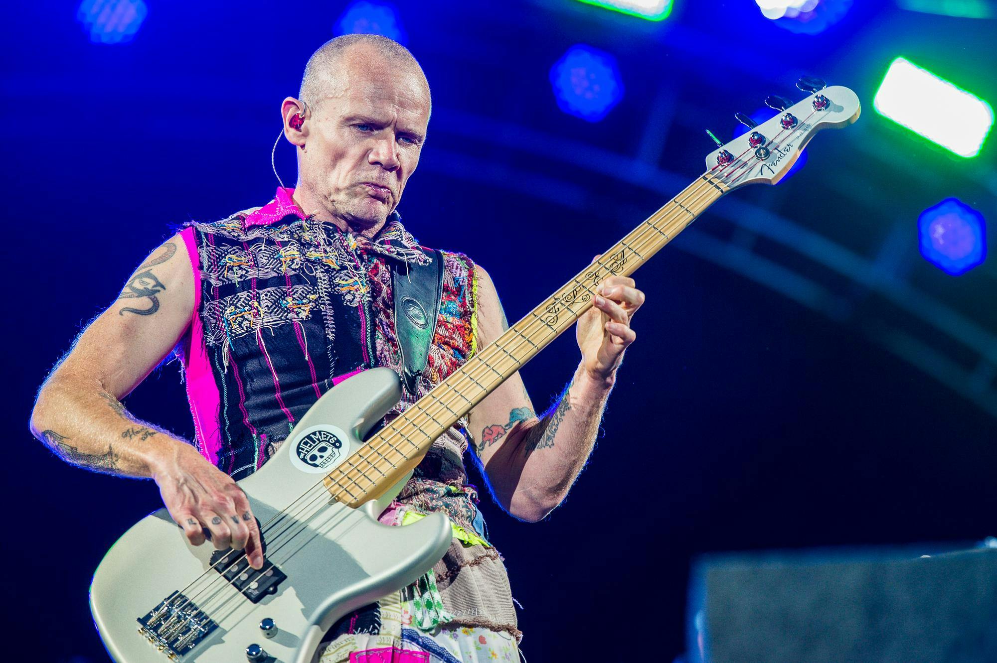 Flea gained fame as the bassist in the iconic Red Hot Chili Peppers, attracting notoriety for his signature slap-bass technique