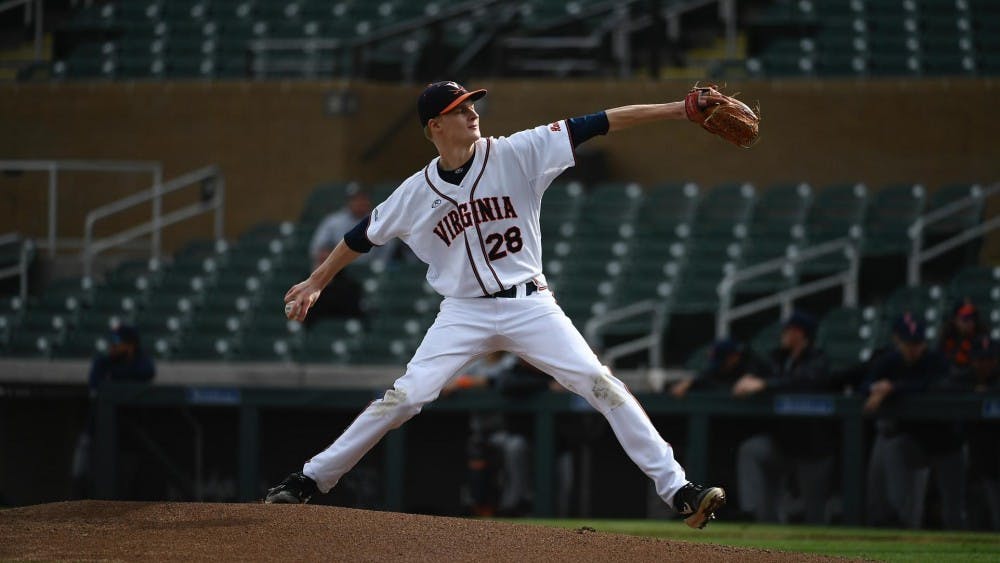 Junior right-handed pitcher Noah Murdock started for Virginia against California State-Fullerton Sunday evening.
