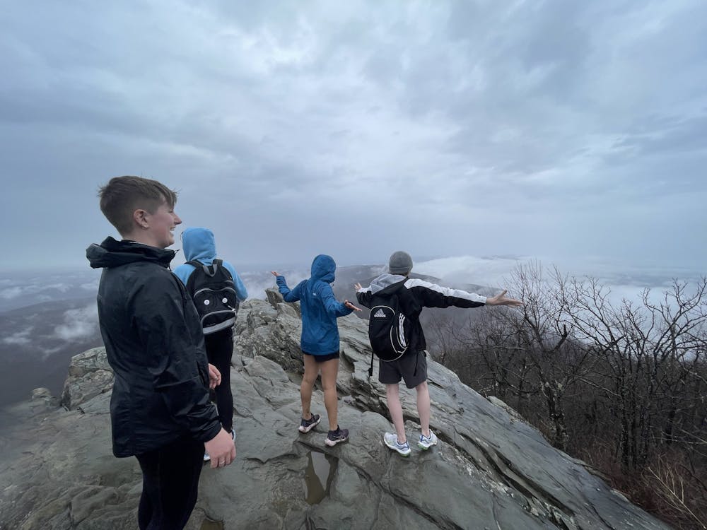 <p>Members of the newly formed Epsilon Eta Upsilon climbed Humpback Rock as a part of their mission to connect environmentally focused students.&nbsp;</p>
