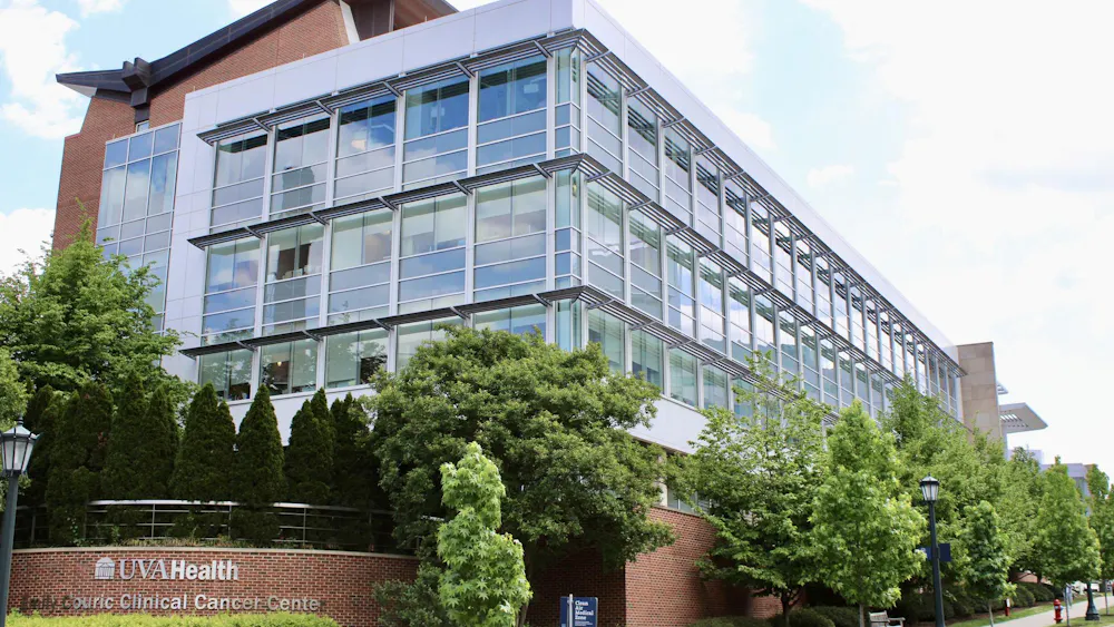 U.Va. Health's Emily Couric Clinical Cancer Center, photographed April 30.