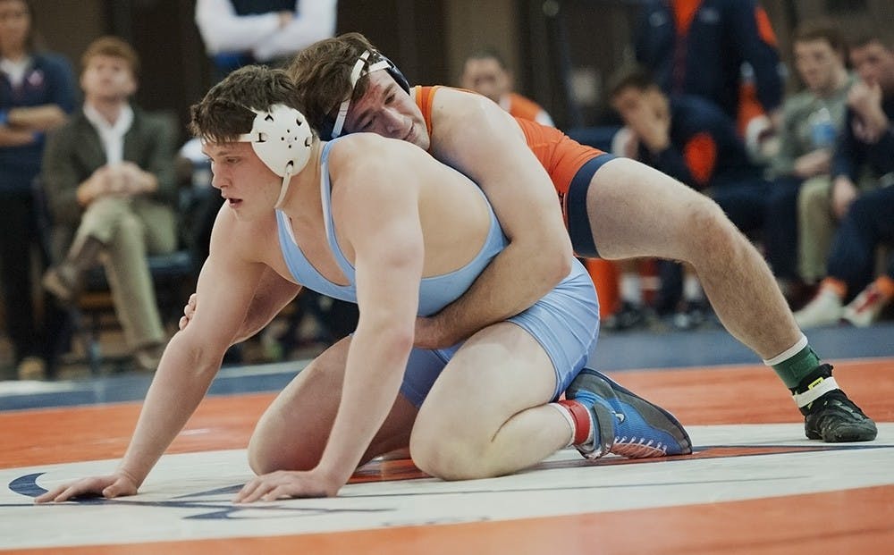 <p>Senior heavyweight Pat Gillen enters the ACC Championships as the No. 4 seed in his weight class.&nbsp;</p>
