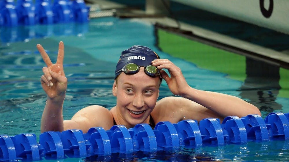 Sophomore Paige Madden finished second in the 500-yard freestyle at the NCAA Championships.