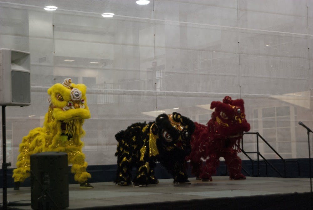 Many groups incorporated props and traditional clothing in their performances.