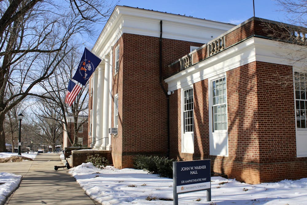 <p>John W. Warner Hall, photographed Feb. 10, 2026.</p>