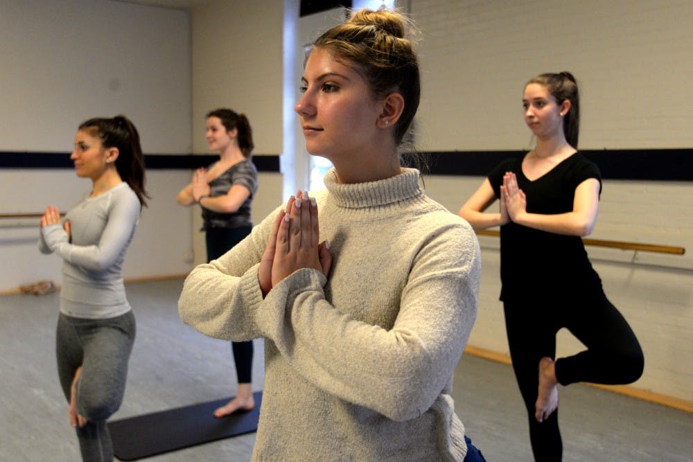 The Contemplative Sciences Center sponsors movement and mindfulness classes on Grounds.&nbsp;