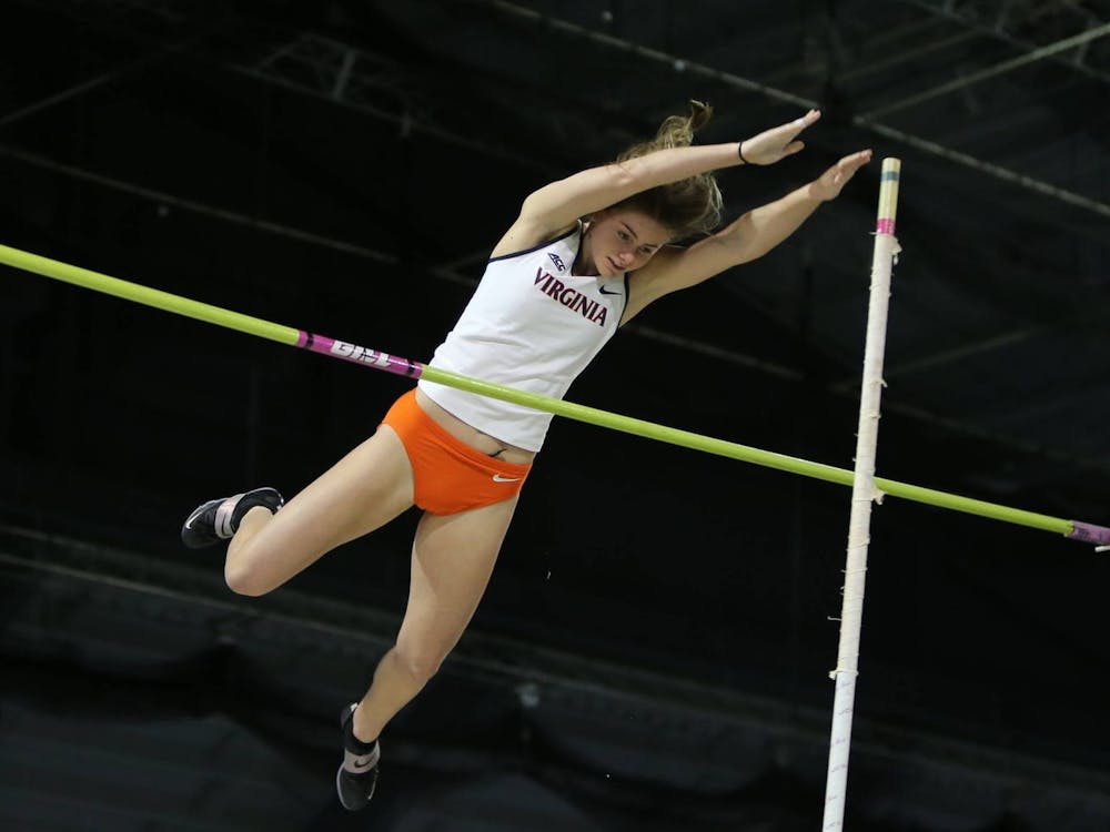 Sophomore Maya Maloney placed 10th in the pole vault, hitting a mark of 3.74 meters. 