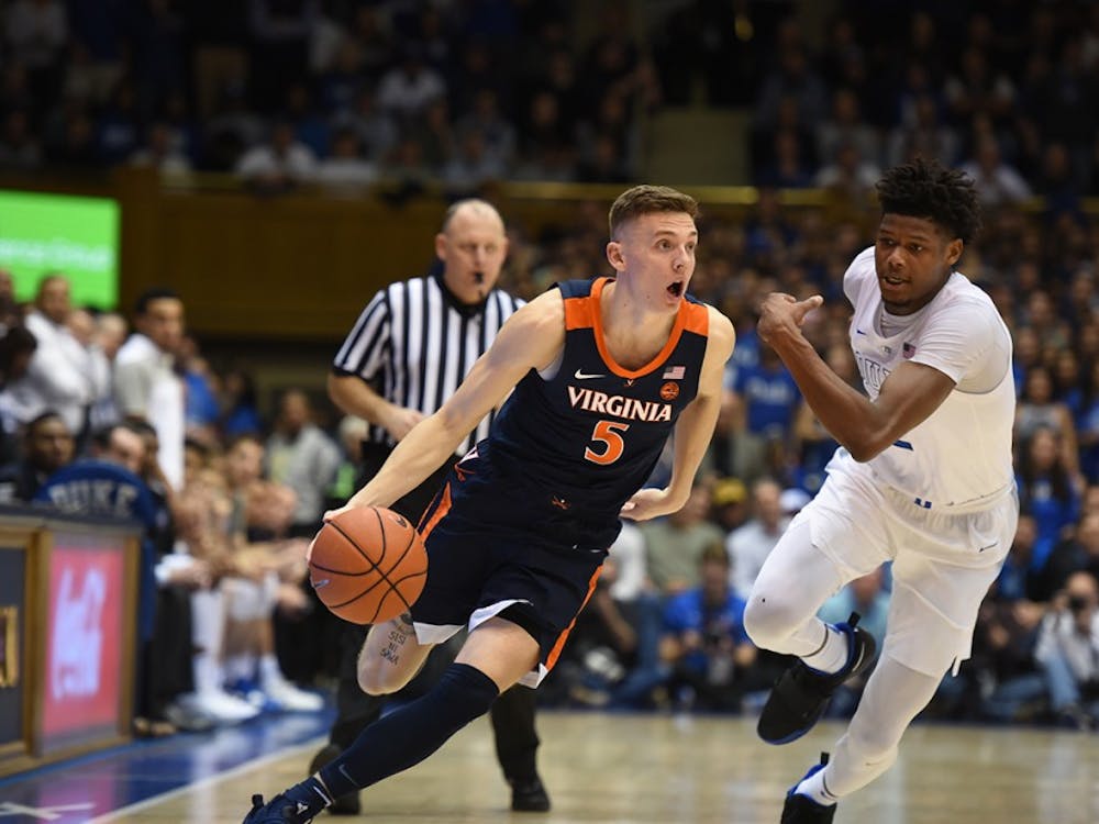 Junior guard Kyle Guy hit back-to-back threes late in the game to seal the deal for Virginia.