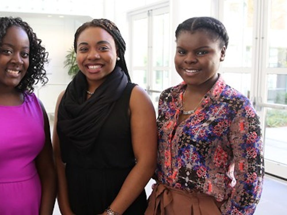 Manson, Redmond, Biemkpa and Stokes (not pictured) will serve as NBLSA leaders during the 2015-16 year.