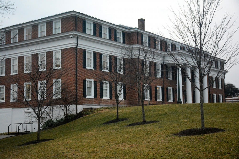 <p>While the main office location for the EOCR is in Hotel B on the East Range, survivors often have to make make the walk down Rugby Road to the Title IX Office in O’Neil Hall.</p>