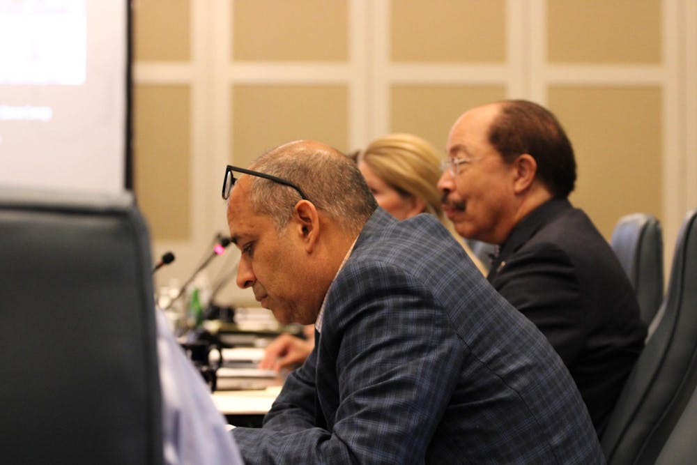 The presidential search committee met at Boar's Head Resort, Sept. 22, 2025.