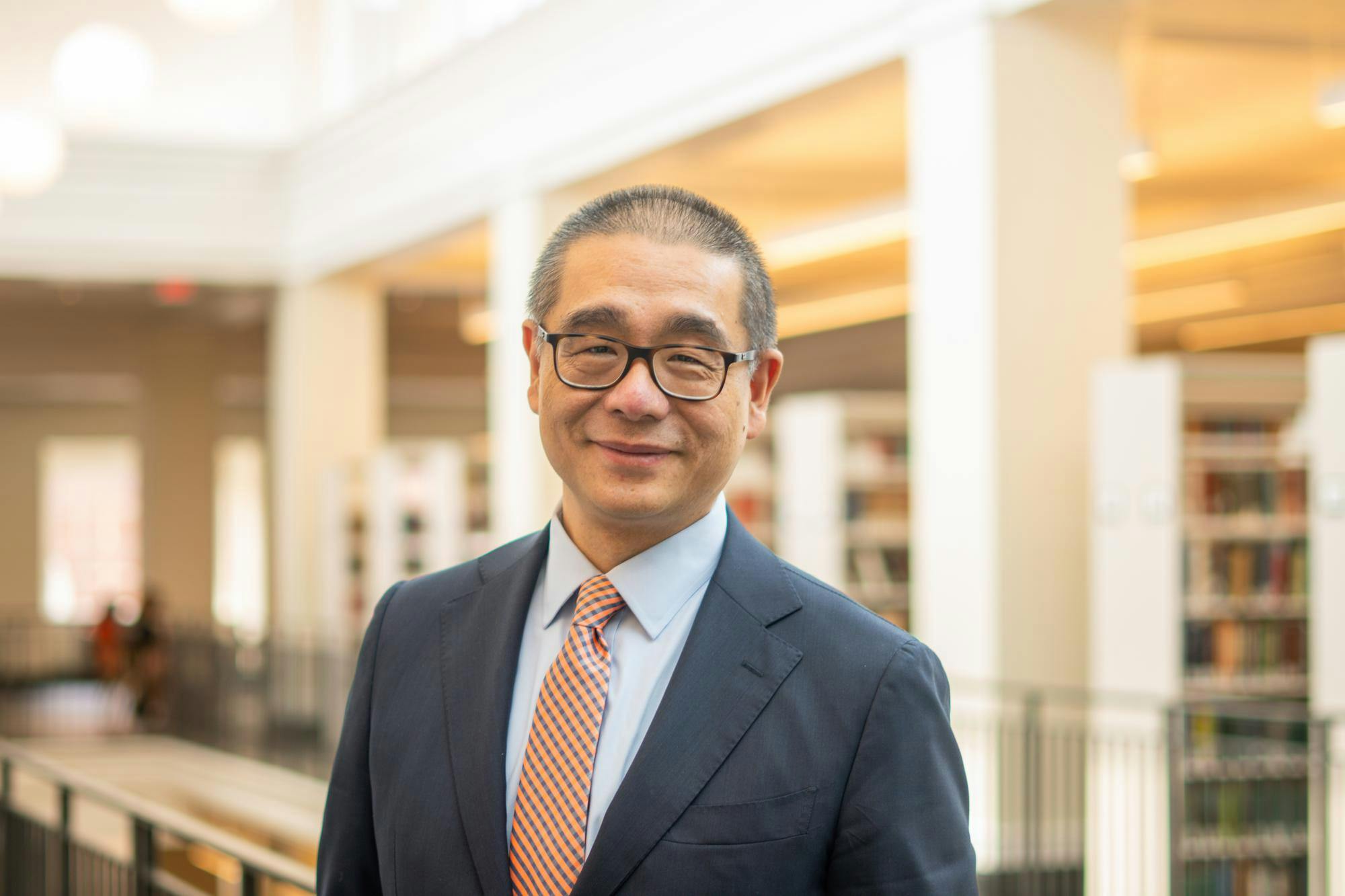 Dean of Libraries Leo Lo, photographed Sept. 22, 2025. 