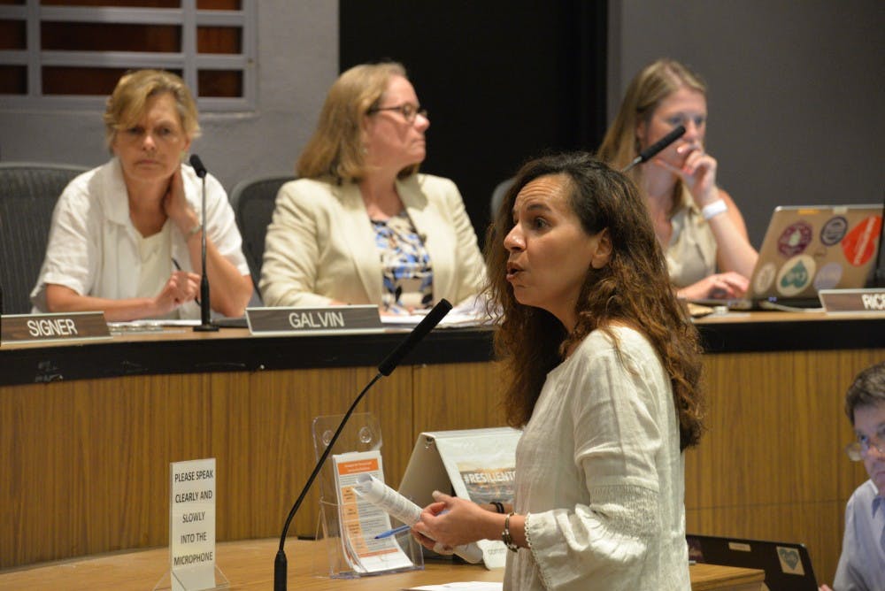 Charlottesville police chief RaShall Brackney addresses the City Council at the body's July 16 meeting.&nbsp;