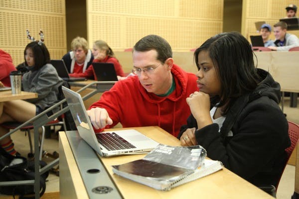 Sherriff teaches computer science to&nbsp;students from many different schools within the University.&nbsp;