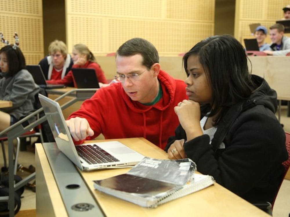 Sherriff teaches computer science to students from many different schools within the University. 