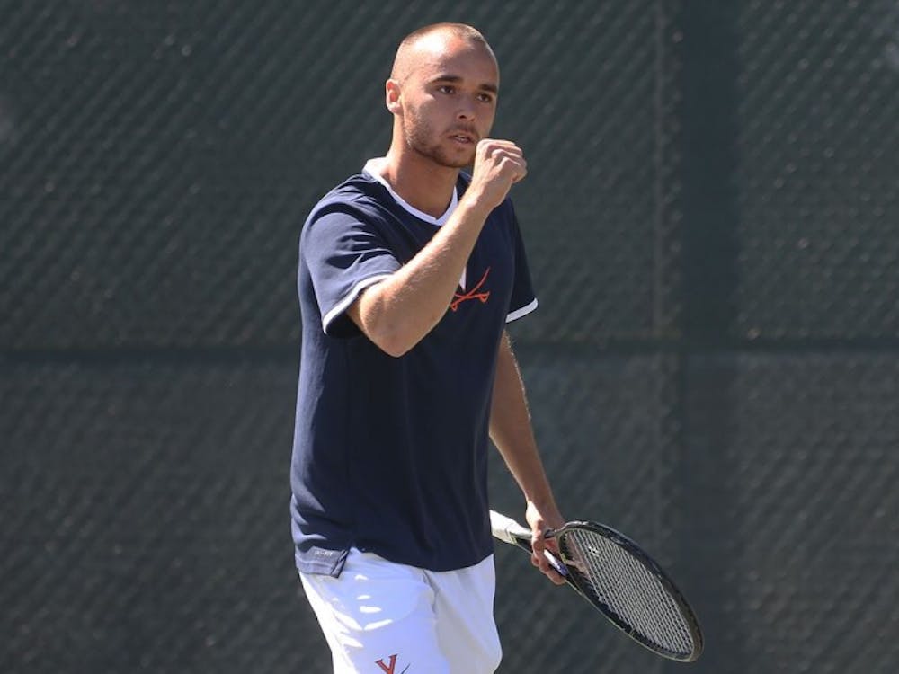 A singles victory by senior Henrik Wiersholm sealed the match for Virginia.