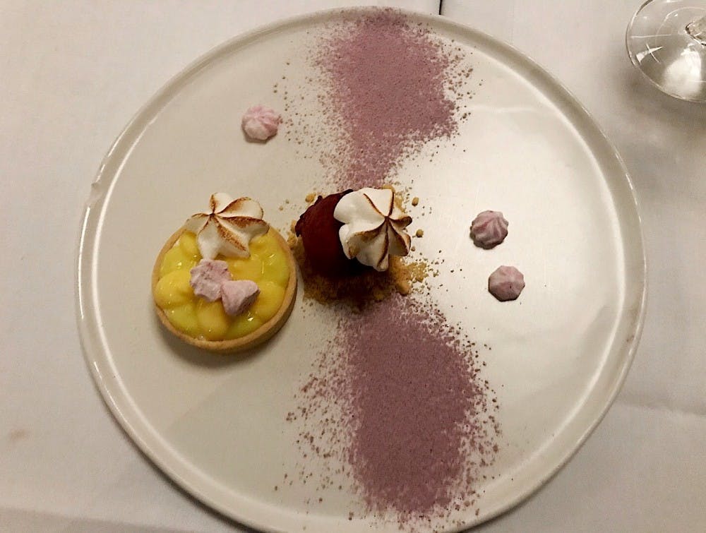 Prime 109's lemon meringue dessert.