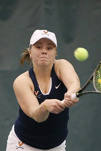 Freshman Rosie Johanson was&nbsp;selected to the 2017 All-Atlantic Coast Conference Women’s Tennis team earlier this week.