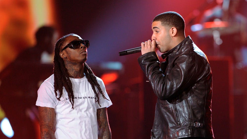 "Family Feuds" freestyle format allows both Lil Wayne (left) and Drake (right) to highlight their greatest rap strengths and complement one another’s styles.
