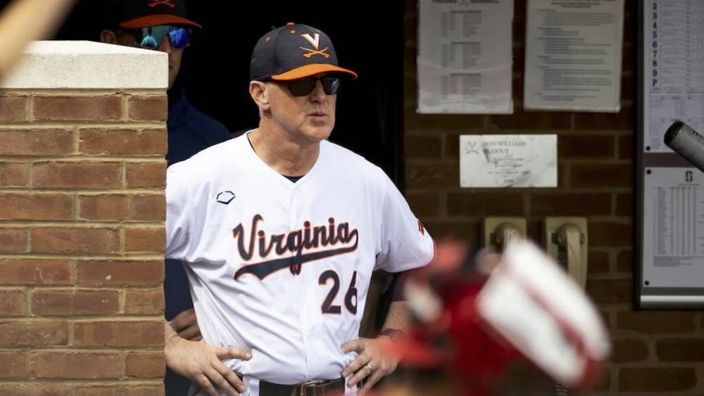 O'Connor surveys the field at Disharoon Park.