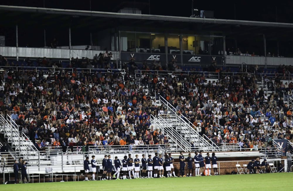 <p>Fans pack the stands for a game Oct. 7, 2022, against Duke.</p>