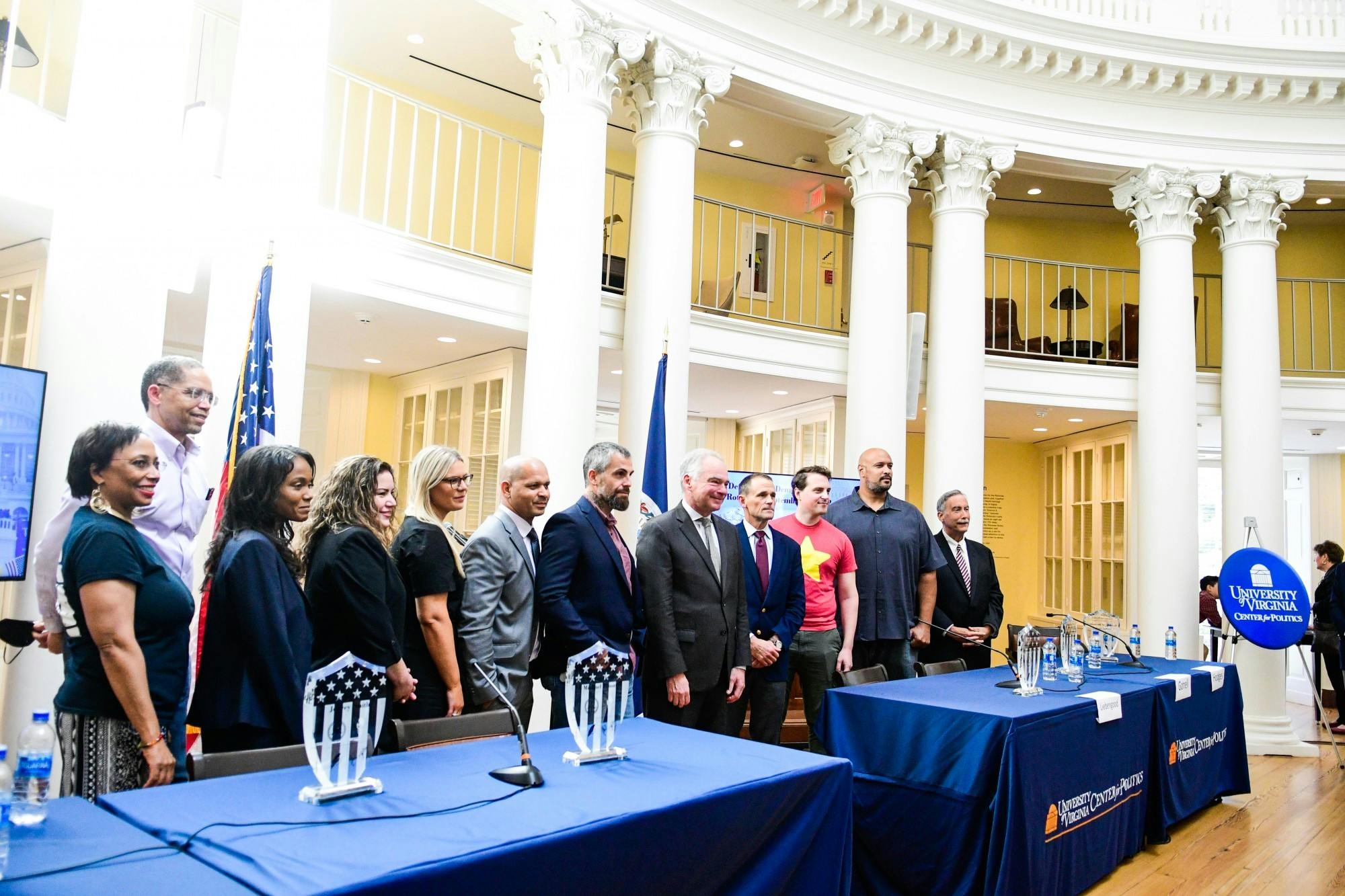 Nine officers received the “Defender of Democracy” award for their role in defending the Capitol Jan. 6.