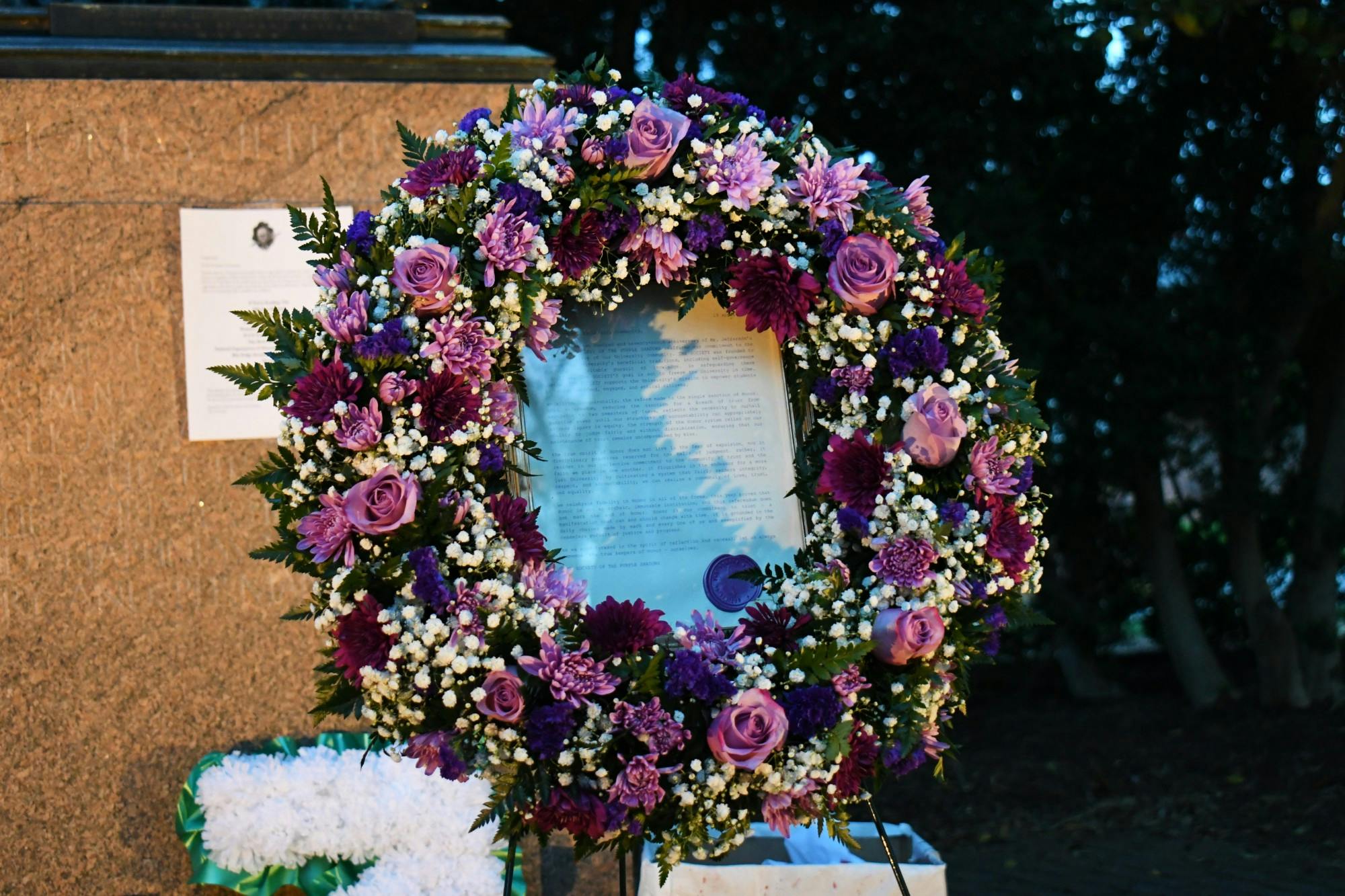 THE SOCIETY supports the University’s mission to empower students to become informed, engaged and ethical citizens.