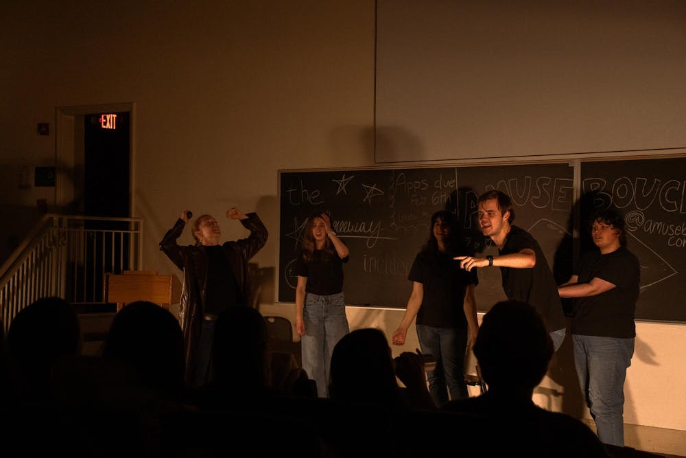 <p>University students and community members filled the halls of Warner 209 to get a taste of the comedic genius of The Incident, Amuse Bouche and The Whethermen.</p>