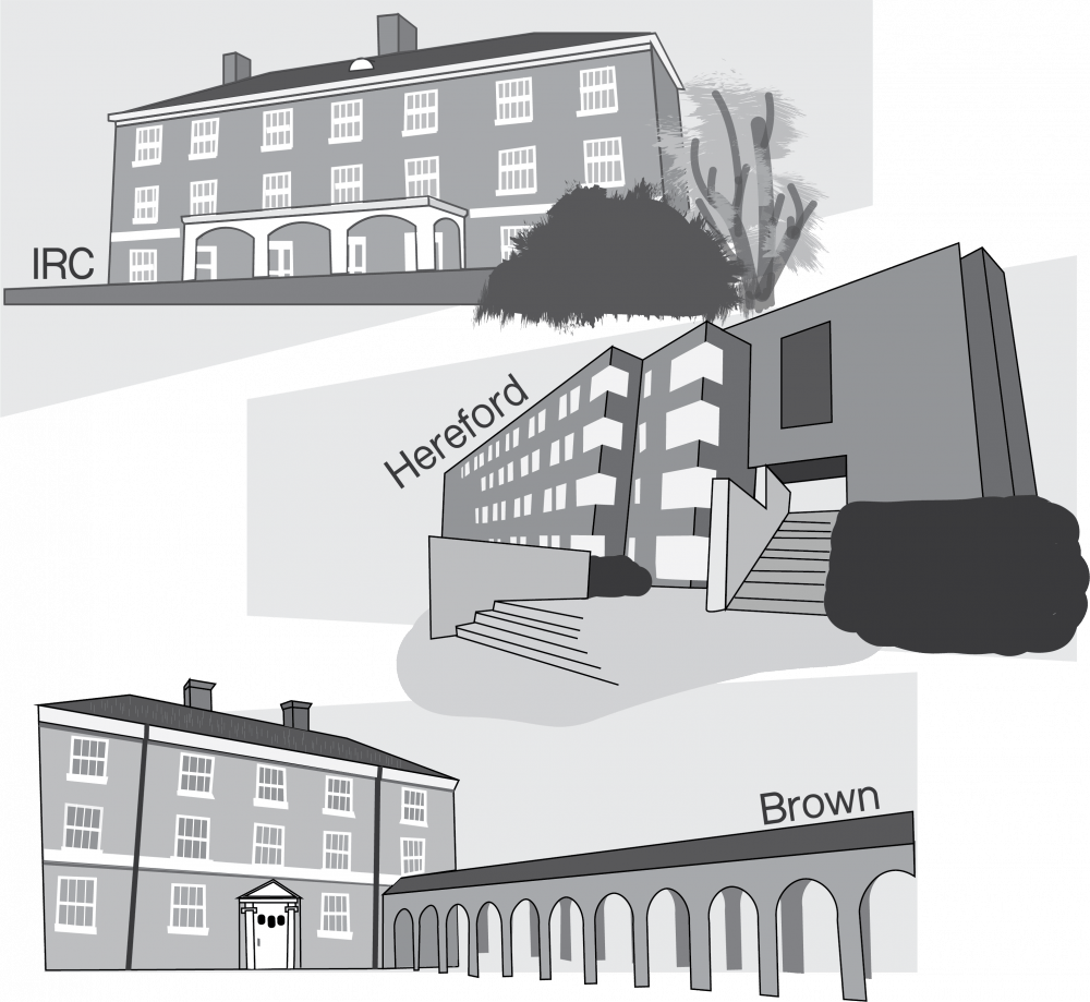 The University has three residential colleges — Hereford, Brown and the International Residential College — each with their own theme.&nbsp;