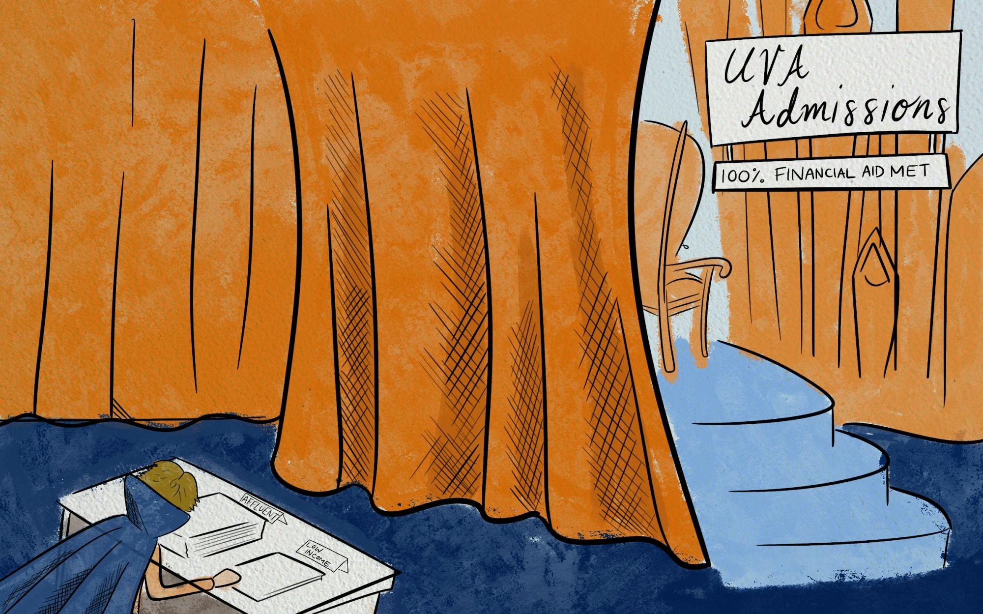 The University should make a point to stand away from the crowd by pulling back at least a portion of the curtain that veils financial aid and admissions.