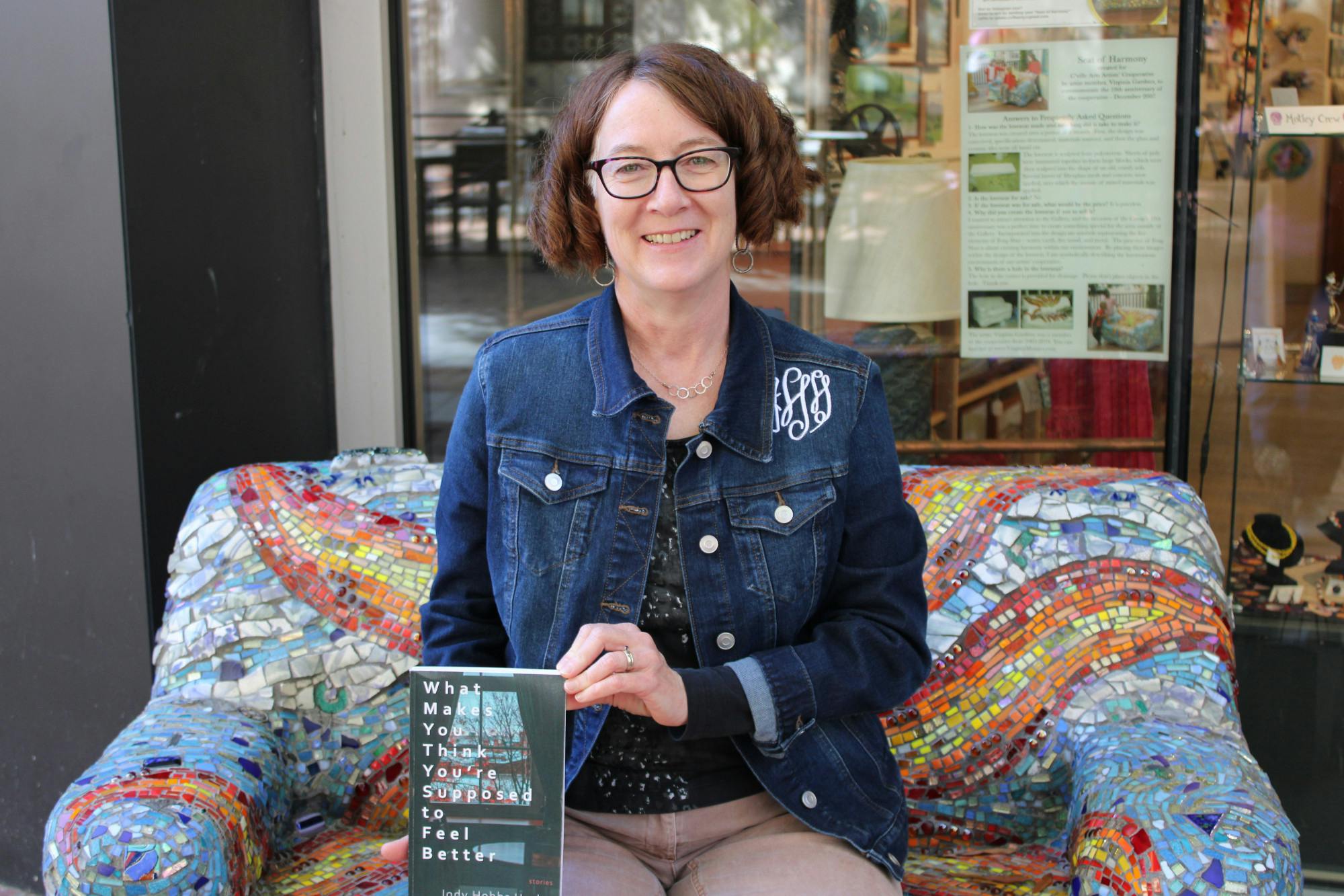 Hesler is holding a book event for “What Makes You Think You’re Supposed to Feel Better?” on Oct. 27 at New Dominion Bookshop, which is free and open to the public.