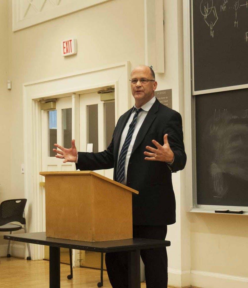 White proposed three strategies to effectively battle the traumas of inefficient and impersonal government bureaucracy systems — speeding up conflict analysis, further developing strategic planning and fostering relationships with local partners.