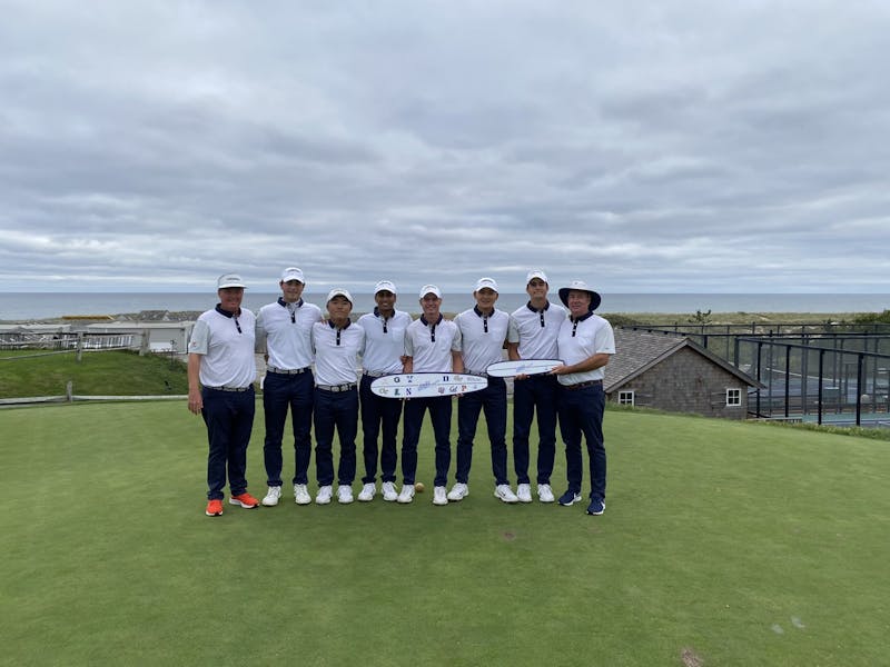 Men's golf rallies to win a share of the Hamptons Intercollegiate team
