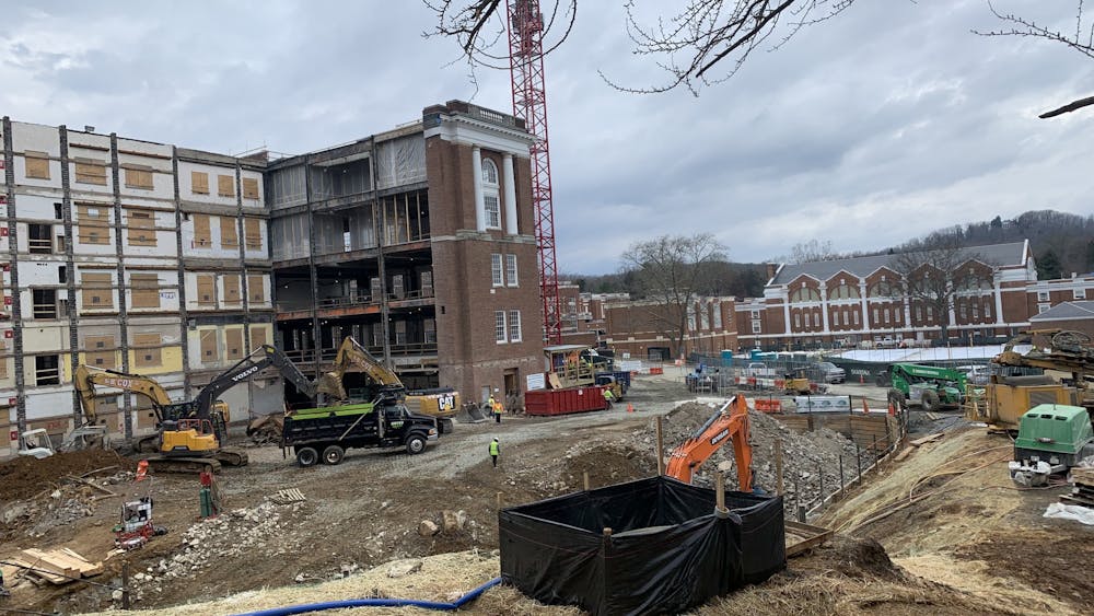 Alderman Library closed in March 2020 and construction began in June 2020, with an expected completion date in spring 2023.