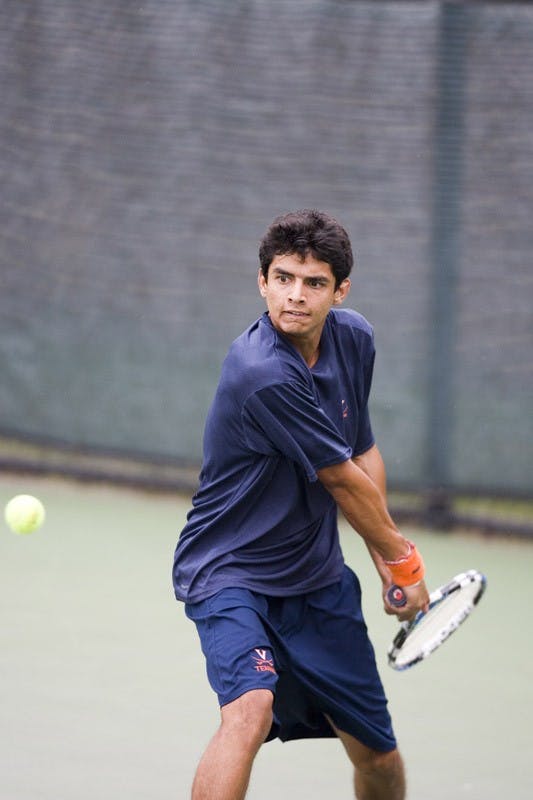 Sanam Singh - University of Virginia..The 6th Annual Virginia Fall Invitational Men's NCAA Tennis tournament was held in Charlottesville, VA on September 14, 2007.