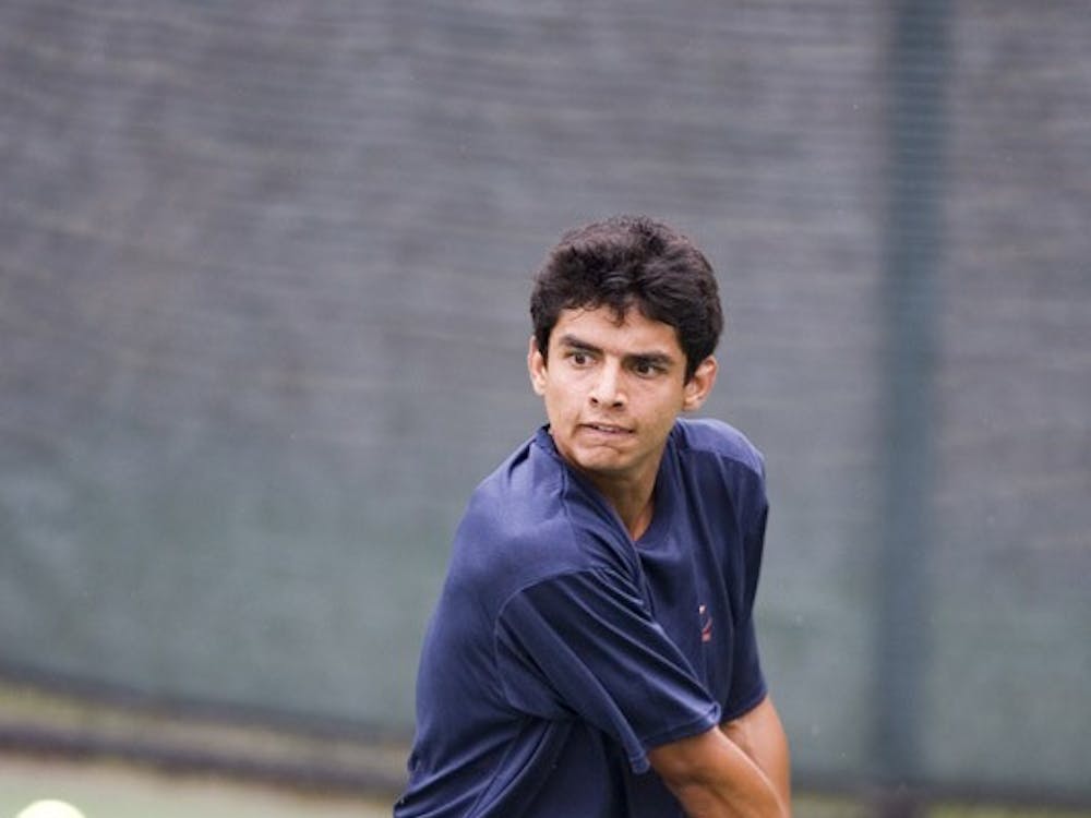 Sanam Singh - University of Virginia..The 6th Annual Virginia Fall Invitational Men's NCAA Tennis tournament was held in Charlottesville, VA on September 14, 2007.
