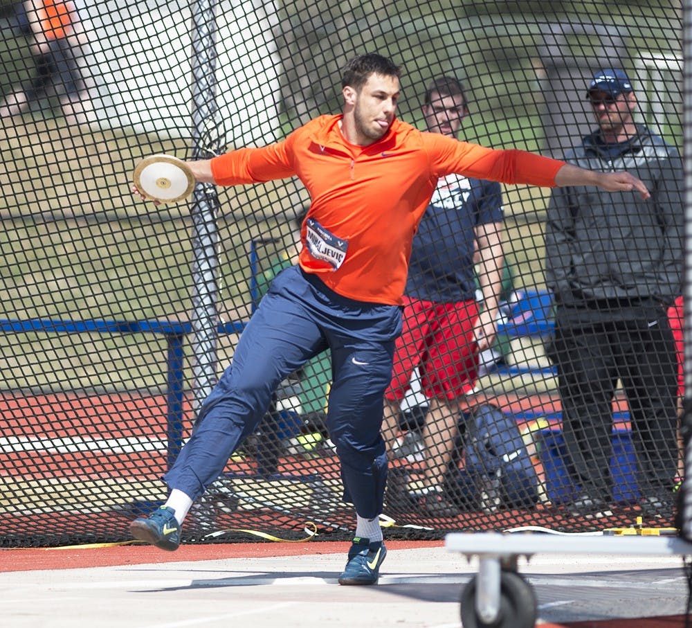 Junior Filip Mihaljevic makes his outdoor season debut this weekend.