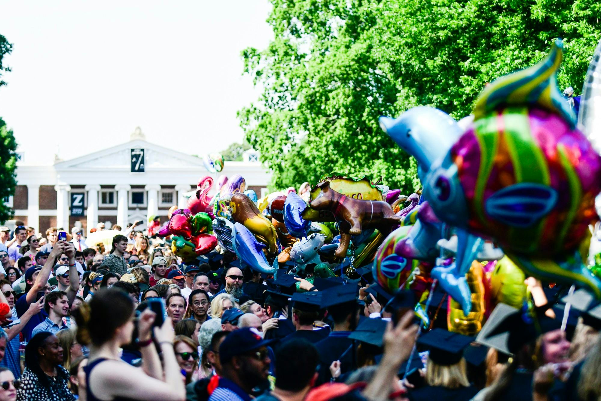 More than 5,000 graduates walked the Lawn Saturday and Sunday.