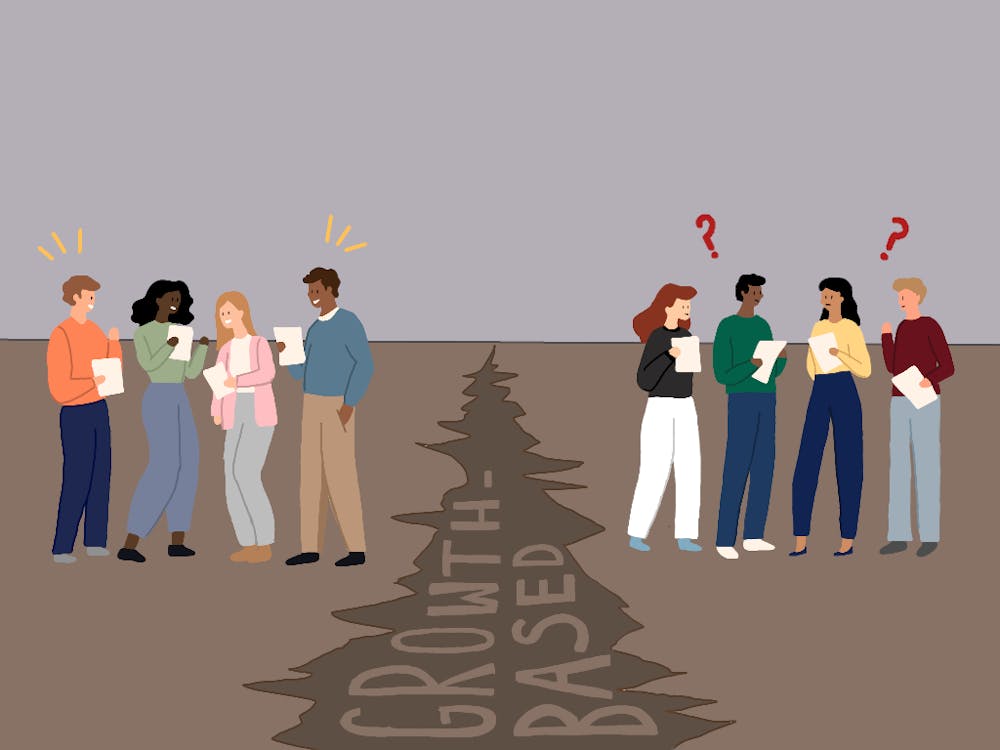 To that end, the math department may be better suited developing classes dedicated to growth-based learning while continuing traditional classes for those who feel more comfortable in them.