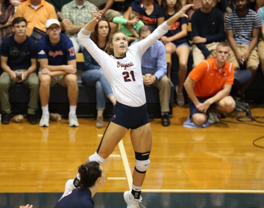 Junior outside hitter Sarah Billiard is once again set to be Virginia's top offensive threat in 2019.&nbsp;